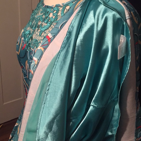 Tatyana Blue Bicycle Dress Size L - Picture 7 of 8